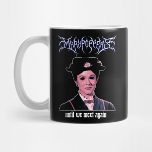 Mary Poppers Black Metal Mug